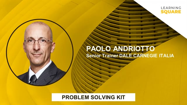 Come riconoscere il problema DALE CARNEGIE